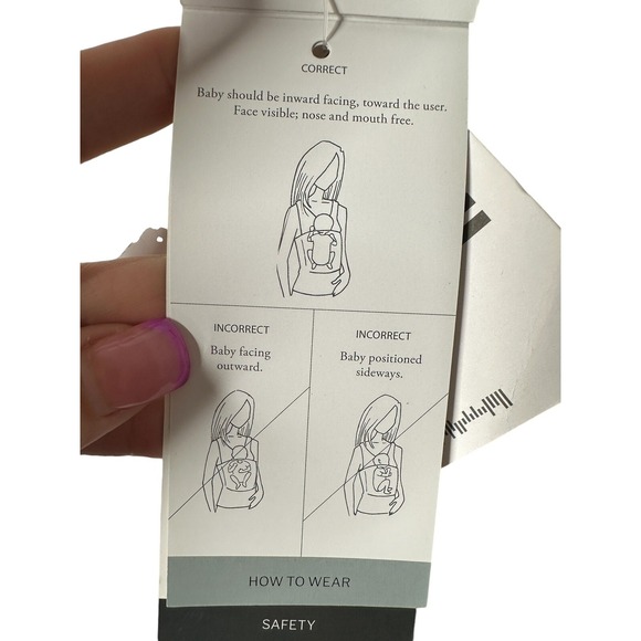 NEW Lalabu Simple Babywearing Black Soothe Shirt Tank Top Womens Sz XS X Small G - Picture 9 of 13